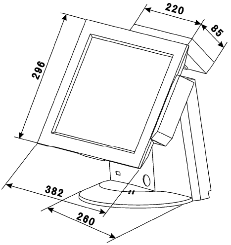 川田T1觸摸式收款機(jī)